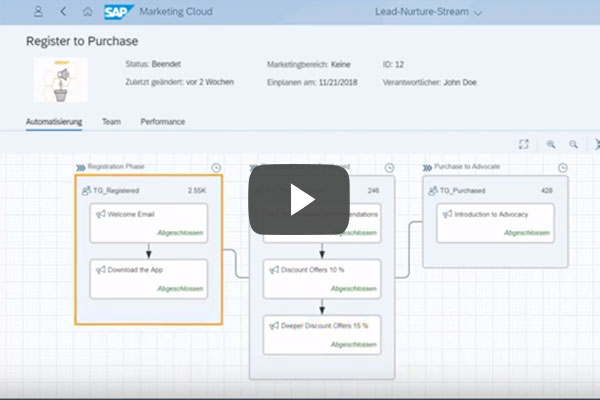 Insight SAP Marketing Cloud Lead Nurturing